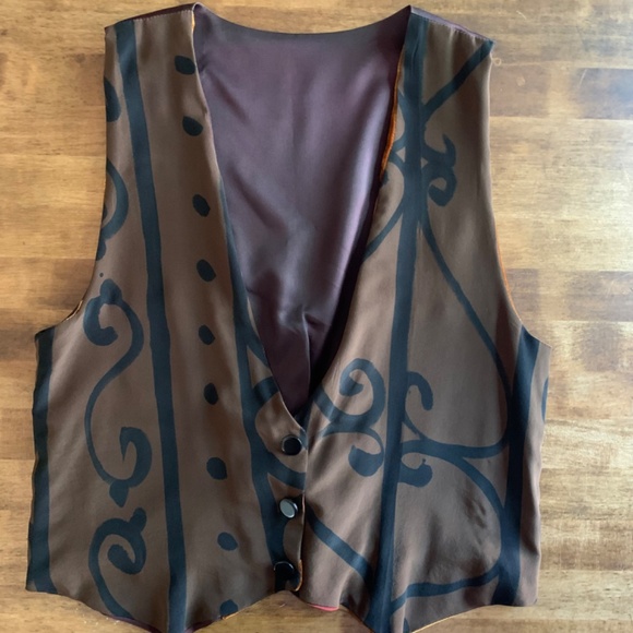 Poetic Reversible Vest VTG - Picture 3 of 6